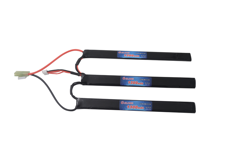 Airsoft Battery Li-PO 1300mAh 3S triple 11.1V