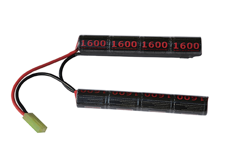 Ni-Mh Airsoft Battery 2-3A 1600mAh 9.6V L4L4