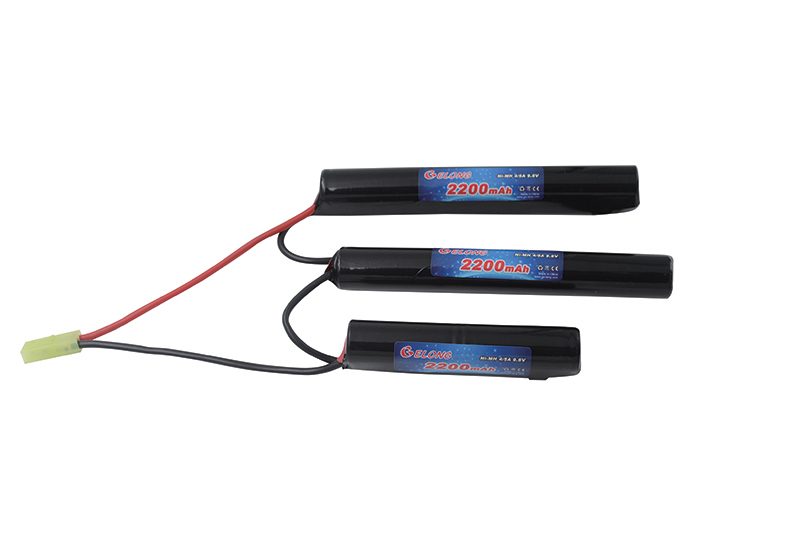 Ni-MH Airsoft Battery  2200mAh 9.6V 