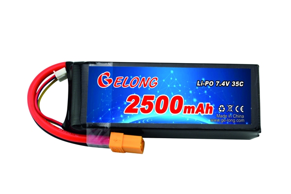 RC Li-PO 2500mAh 7.4V 35C