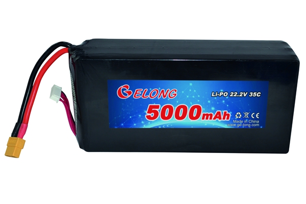 RC Li-PO 5000mAh 22.2V 35C